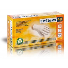Reflexx 40 100ks. latexové rukavice