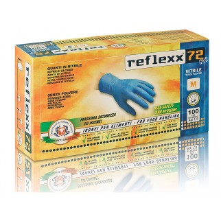 Reflexx 72 Fh 100ks. nitrilové rukavice bez púdru