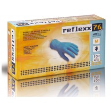 Reflexx 76 soft 100ks. nitrilové rukavice bez púdru